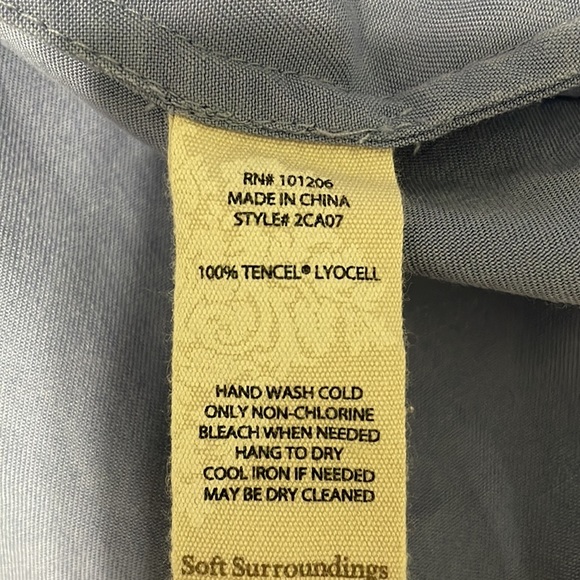 Soft surroundings Sardinia Top Item #2CA07 medium blouse - Picture 5 of 5